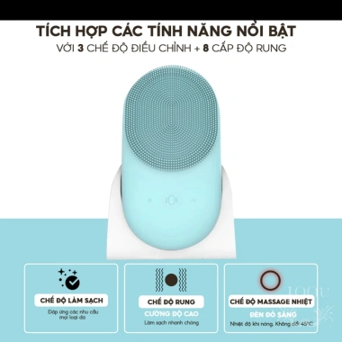 Xả kho có hạn: Máy rửa mặt JOOU M6 3 trong 1 - Làm sạch, massage, đẩy tinh chất 380.000₫ 10