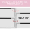 Xả Kho Giá Khăn Mặt - Giá Treo Khăn Xoay 180 độ Thép Không Gỉ 5 Nhánh - Giá Ưu Đãi 34.999đ 5