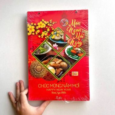 Xả Kho Lịch Bloc 2.026 20x30cm - Lịch Tết Món Ngon Giá Ưu Đãi 85.000₫ Giảm Giá 6