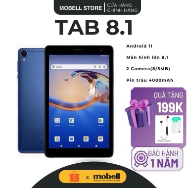 Xả kho thanh lý: Máy tính bảng Mobell Tab 8A 3G - Nghe gọi, pin 4.000mAh, bảo hành chính hãng, chỉ 890.000₫ 3