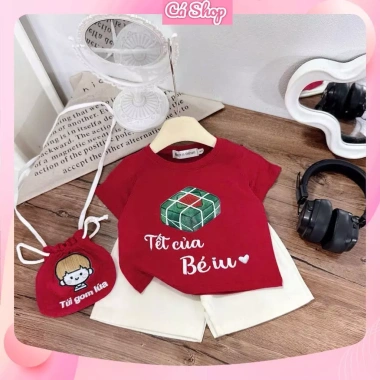 Xả LT137 Set cặp Tết Bé iu kèm túi lì xì cho bé trai & bé gái - giảm còn 99.900₫