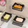 Xà phòng bọt biển phòng tắm treo tường Stier - Giá đỡ, đĩa thoát nước, đôi có móc, miễn phí món ăn, đồ dùng, giảm còn 46.530₫ 3