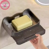 Xà phòng bọt biển phòng tắm treo tường Stier - Giá đỡ, đĩa thoát nước, đôi có móc, miễn phí món ăn, đồ dùng, giảm còn 46.530₫ 4