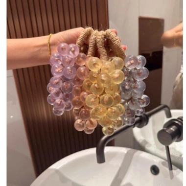 Xà phòng chùm nho thủ công 25 chiếc - Quà tặng hương liệu tự nhiên, hương thơm lâu trôi, bộ trong suốt 5 Xà phòng chùm nho thủ công 25 chiếc - Quà tặng hương liệu tự nhiên, hương thơm lâu trôi, bộ trong suốt 5