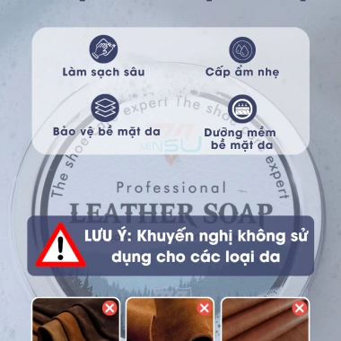 Xà Phòng Đồ Da MINSU M7.965 Làm Sạch, Dưỡng & Bảo Vệ Giày, Sofa, Nội Thất 189.000 VND 6 Xà Phòng Đồ Da MINSU M7.965 Làm Sạch, Dưỡng & Bảo Vệ Giày, Sofa, Nội Thất 189.000 VND 6