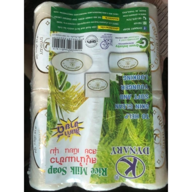 Xà Phòng Gạo Thái Lan 100g - Dưỡng ẩm sâu, da mềm mịn, Giá chỉ 16.000đ