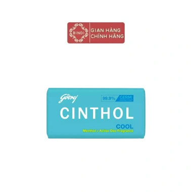 Xà phòng Godrej Cinthol Cool 100g - Mát lạnh, sảng khoái, thanh lý không đổi trả