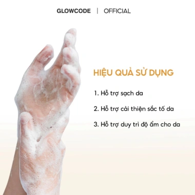 Xà phòng tắm trắng Glowcode 80g - Dưỡng ẩm, làm sạch da mặt & body, giá 131.000đ 3