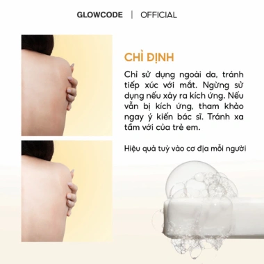 Xà phòng tắm trắng Glowcode 80g - Dưỡng ẩm, làm sạch da mặt & body, giá 131.000đ 4