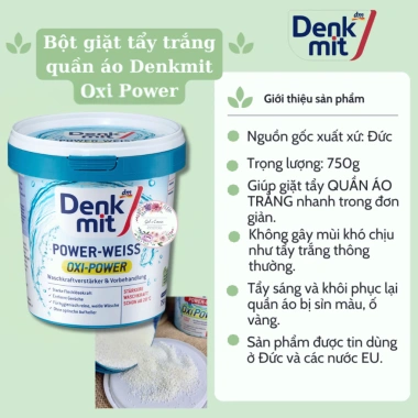 Xà Phòng Tẩy Cổ Áo Sơ Mi Denkmit 100g Giặt Cổ Áo Ố Vàng Nội Địa Đức Giá chỉ 50.000 VND 7