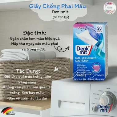 Xà Phòng Tẩy Cổ Áo Sơ Mi Denkmit 100g Giặt Cổ Áo Ố Vàng Nội Địa Đức Giá chỉ 50.000 VND 9