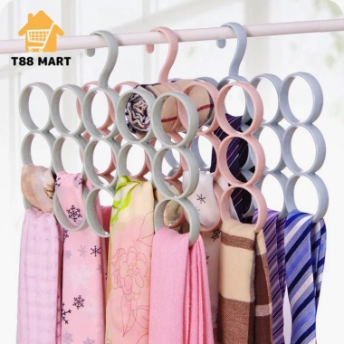 Xả rẻ Combo 3-5 chiếc Mắc treo quần áo thông minh, móc phơi khăn, tiết kiệm diện tích 55k 4