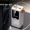 Xạc dự phòng 50.000mAh PD20W 120W, 6 đầu ra 6 đầu vào, đèn LED, 4 dây sạc nhanh - 318.000đ