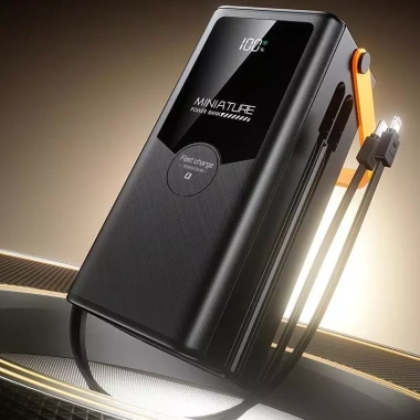 Xạc dự phòng 50.000mAh PD20W 120W, 6 đầu ra 6 đầu vào, đèn LED, 4 dây sạc nhanh - 318.000đ 9 Xạc dự phòng 50.000mAh PD20W 120W, 6 đầu ra 6 đầu vào, đèn LED, 4 dây sạc nhanh - 318.000đ 9