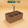Xách ly nhựa giả mây tre tiện lợi – Nhiều kích thước, giá chỉ 103.200đ giảm giá