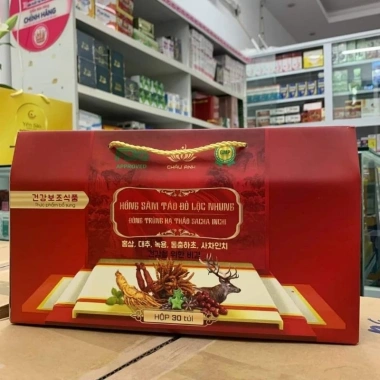 Xách Nước Hồng Sâm Táo Đỏ Lộc Nhung và Đông Trùng Hạ Thảo - Giảm giá 263k (315.6k)
