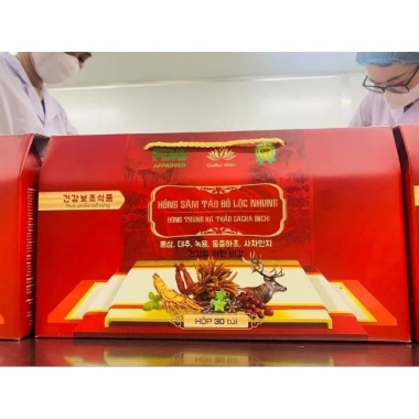 Xách Nước Hồng Sâm Táo Đỏ Lộc Nhung và Đông Trùng Hạ Thảo - Giảm giá 263k (315.6k)