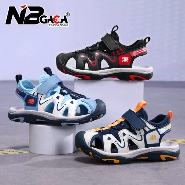 Xăng Đan Trẻ Em Hè Chống Trơn Trượt và Va Đập, Giày Đi Biển 5-15 tuổi Size 28-39