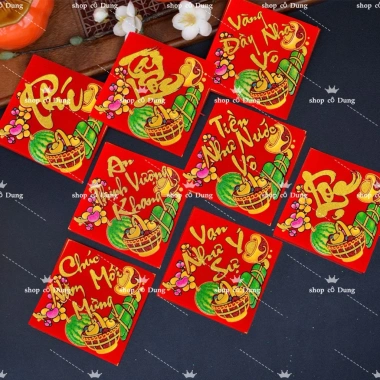 Xấp 10 tấm dán dưa nhung cao cấp - Trang trí Tết cá và dưa, giá chỉ 31.000 2 Xấp 10 tấm dán dưa nhung cao cấp - Trang trí Tết cá và dưa, giá chỉ 31.000 2