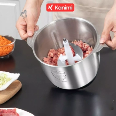 Xay Thịt Đa Năng 2L Cối Inox Dày Dặn - 4 Lưỡi Dao Xay Hạt, Rau Củ, Giá Ưu Đãi 218.400 5