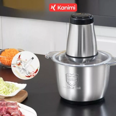 Xay Thịt Đa Năng 2L Cối Inox Dày Dặn - 4 Lưỡi Dao Xay Hạt, Rau Củ, Giá Ưu Đãi 218.400 6