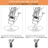 Xay tiêu cầm tay gỗ óc chó GA08 - Lọ xay hạt tiêu bằng tay, giảm còn 49.000đ 8