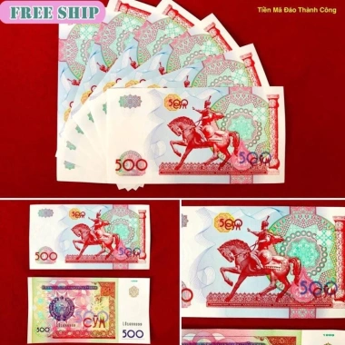 XC241 Tiền Mã Đáo Thành Công Uzbekistan - Kích Hoạt Tài Lộc Màu Đỏ, Giá 19.080đ 2