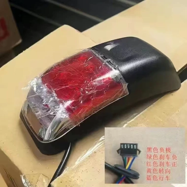 Xe Ba Bánh Điện Đèn LED Phía Sau – Đèn Phanh, Đèn Đuôi, Lắp Ráp Dễ Dàng
