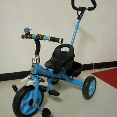 Xe ba bánh trẻ em nhựa cố định, vòi trên dưới, màu đen, kèm ống tay – giảm giá 53,491₫ 6