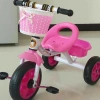 Xe ba bánh trẻ em nhựa cố định, vòi trên dưới, màu đen, kèm ống tay – giảm giá 53,491₫ 7