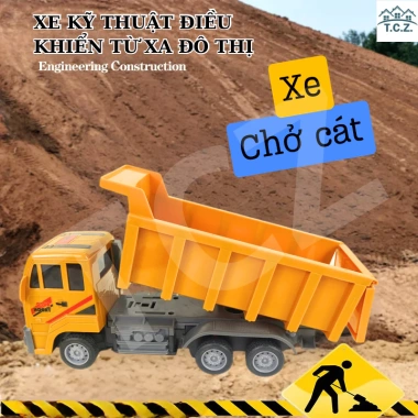 Xe Ben Đồ Chơi Điều Khiển Từ Xa 2.4GHz Nhiều Kênh - Xe Tải Nâng Đổ Cát và Leo Núi, Giá Ưu Đãi 321.000₫ 10