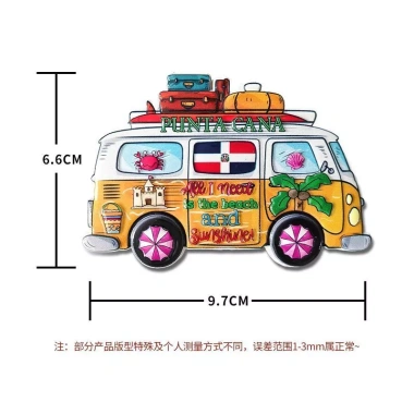 Xe buýt Du lịch Đa Minh Lưu – Nhãn dán tủ lạnh, nam châm từ tính, 126.500₫ 5