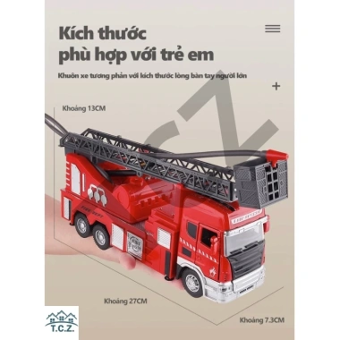 Xe Cứu Hỏa Đồ Chơi Nhiều Mẫu Có Đèn Nhạc Phun Nước - Xe Bồn Nước Giá Ưu Đãi 209k cho Bé Trai