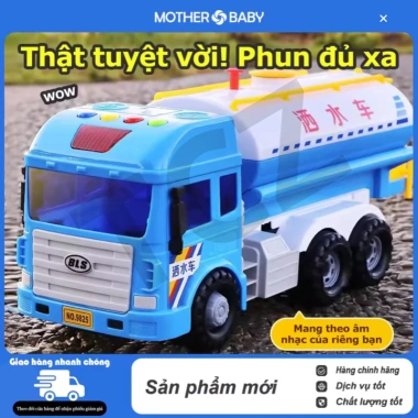 Xe Cứu Hỏa Đồ Chơi Nhiều Mẫu Có Đèn Nhạc Phun Nước - Xe Bồn Nước Giá Ưu Đãi 209k cho Bé Trai