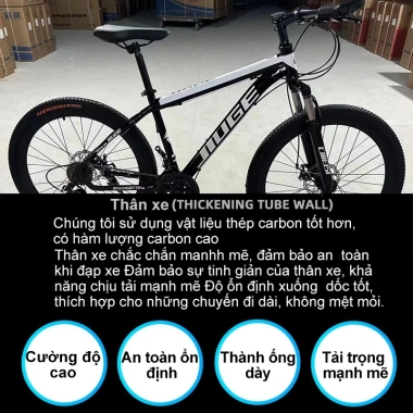Xe đạp địa hình 26 inch nam nữ, dã ngoại, thư giãn, giảm 20% còn 1.699.534₫ 2
