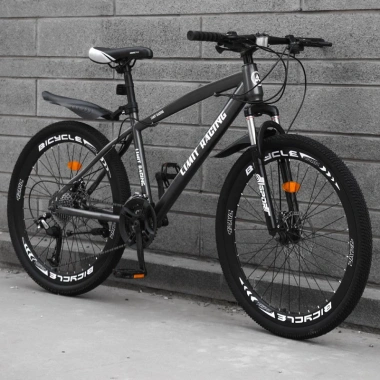 Xe đạp địa hình người lớn size 26 LIMIT RACING khung hợp kim, kèm chắn bùn, đèn phản quang, còi, kệ bình - 2.15 triệu 4