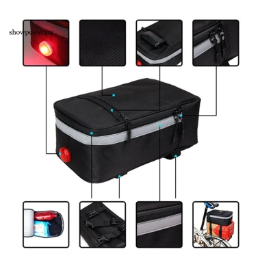 Xe Đạp E-Bike Giá Đựng Pin Sau, Đèn LED Siêu Sáng - Giá 456.148 VND Giảm Đặc Biệt