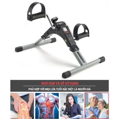 Xe đạp gấp gọn GoodFit GF002MB - Tùy chỉnh độ nặng, tập tại nhà, chỉ 549.000₫