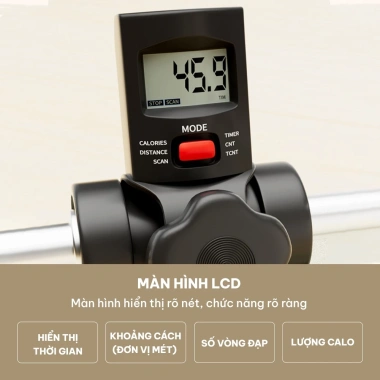 Xe đạp gấp gọn GoodFit GF006MB mini – Tập thể dục và phục hồi, đồng hồ điện tử 6 Xe đạp gấp gọn GoodFit GF006MB mini – Tập thể dục và phục hồi, đồng hồ điện tử 6