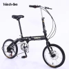 Xe đạp gấp gọn SAHEMA 16 inch, 14 inch - 6 số, 2 phanh đĩa, khung thép carbon siêu nhẹ - Chỉ 1.849.000₫ 2