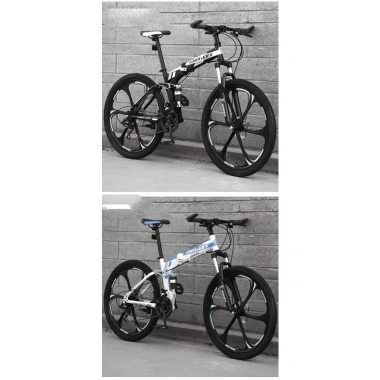 Xe đạp gấp LauxJack 26 inch 21 tốc độ giảm xóc, phanh đĩa - Giá chỉ 570.000₫ 6