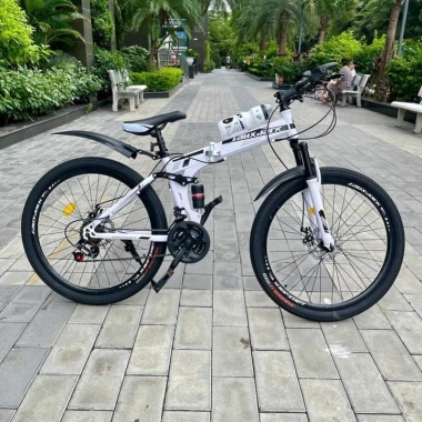 Xe đạp gấp LauxJack 26 inch - Thể thao 21 tốc độ, giảm xóc trước sau, gọn gàng, giá ưu đãi 2.19 triệu 2