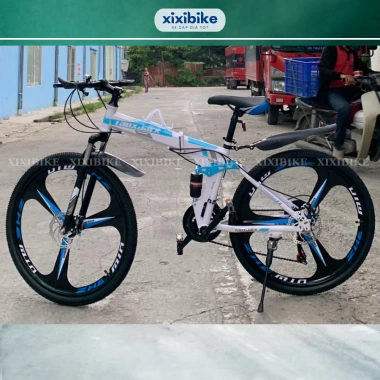 Xe đạp gấp LAUXJACK XIXIBIKE 26 inch 21 tốc độ, giảm xóc, phanh đĩa - 2,150,000₫