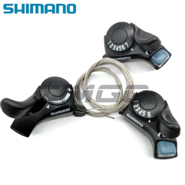 Xe đạp gấp núi Shimano Tourney SL‑TX30 3×6/7 tốc độ, ngón tay, bánh răng sang số, đen - 130.900₫