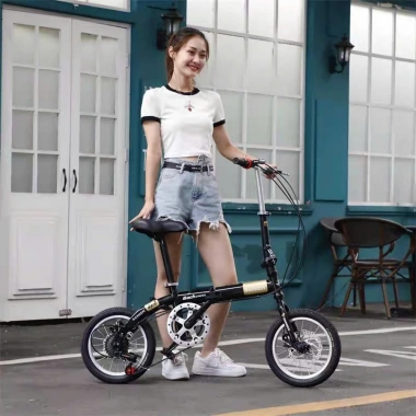 Xe đạp gấp SANHEM 14-16 inch, 5-6 tốc độ, khung carbon nhẹ, 2 phanh đĩa an toàn - 1.849.000đ 3 Xe đạp gấp SANHEM 14-16 inch, 5-6 tốc độ, khung carbon nhẹ, 2 phanh đĩa an toàn - 1.849.000đ 3