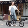 Xe đạp gấp SANHEM 14-16 inch, 5-6 tốc độ, khung carbon nhẹ, 2 phanh đĩa an toàn - 1.849.000đ 4