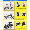 Xe đạp gấp SANHEM 14-16 inch, 5-6 tốc độ, khung carbon nhẹ, 2 phanh đĩa an toàn - 1.849.000đ 6
