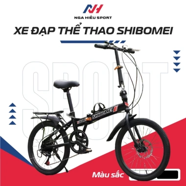 Xe đạp gấp Shibomei 20 inch siêu nhẹ, chắn bùn, ghế sau - Tiện lợi, giá ưu đãi 1.990.000 VNĐ