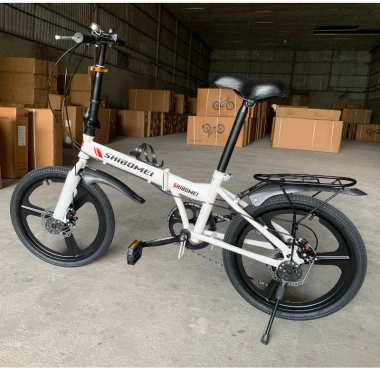 Xe đạp gấp Shibomei 20 inch siêu nhẹ, chắn bùn, ghế sau - Tiện lợi, giá ưu đãi 1.990.000 VNĐ