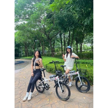 Xe đạp gấp Shibomei 20inch siêu nhẹ, chắn bùn, ghế sau - Giá 1.94tr (Giảm từ 2.33tr) - Video, ảnh thực tế 9 Xe đạp gấp Shibomei 20inch siêu nhẹ, chắn bùn, ghế sau - Giá 1.94tr (Giảm từ 2.33tr) - Video, ảnh thực tế 9